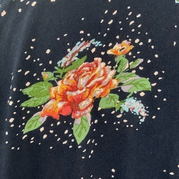 🎉 Maurices Blue Floral Lightweight Bomber Style Jacket - Picture 5 of 7